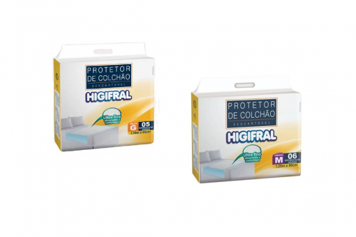 PROTETOR COLCHAO DESCARTAVEL  HIGIFRAL M-G