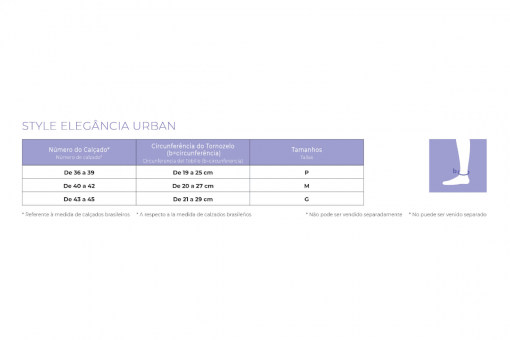 MEIA PANTURRILHA URBAN/ACTITUD LISA MASCULINA 15-20 SIGVARIS P M G
