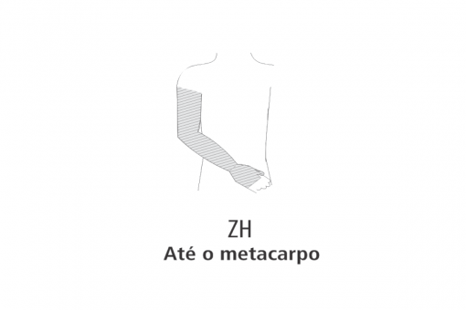 BRACADEIRA ZH ATE O METACARPO COMFORTLINE COM POLEGAR 30-40